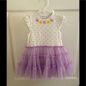 NWT- Infant/Toddler Girl Tutu Popover Dress-24 mo.